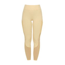 Damen-Leggings mit Vollgrip und perforierten Einsätzen