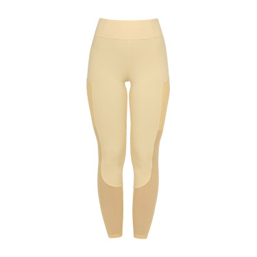 Damen-Leggings mit Vollgrip und perforierten Einsätzen
