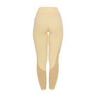 Damen-Leggings mit Vollgrip und perforierten Einsätzen