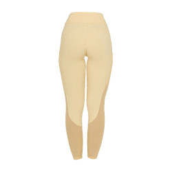 Damen-Leggings mit Vollgrip und perforierten Einsätzen