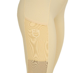 Damen-Leggings mit Vollgrip und perforierten Einsätzen