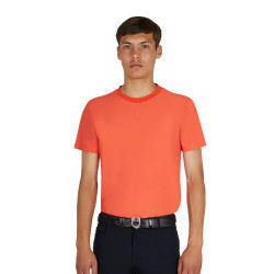 Herren Trainingsshirt aus technischem Gewebe mit Mikroperforationen