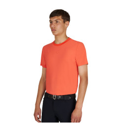 Herren Trainingsshirt aus technischem Gewebe mit Mikroperforationen
