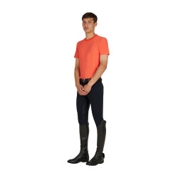 Herren Trainingsshirt aus technischem Gewebe mit Mikroperforationen