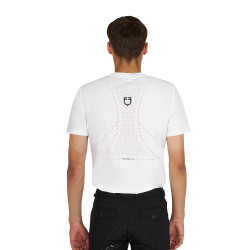 Herren Trainingsshirt aus technischem Gewebe mit Mikroperforationen