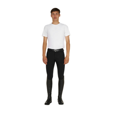 Herren Trainingsshirt aus technischem Gewebe mit Mikroperforationen
