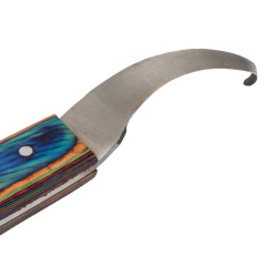 Hufmesser mit gebogener Klinge