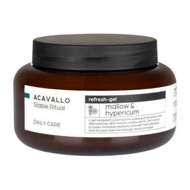 Erfrischendes Gel mit Malve und Johanniskraut 500 ml