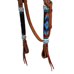 Western-Zaumzeug mit Navajo-Verzierungen