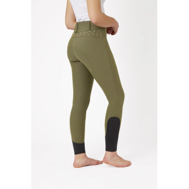 Damen Reithose mit hohem Bund mit Horze Kristallen