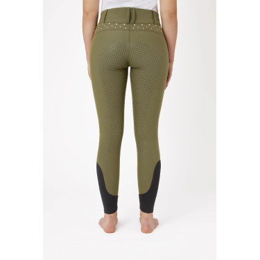 Damen Reithose mit hohem Bund mit Horze Kristallen