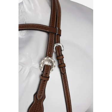 Futurity-Zaumzeug Western-Typ Knotenhalfter mit Conchos