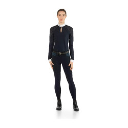 Springen LA Reithose mit Spitzenprint-Gürtel Ego7