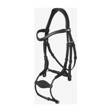 Arika Anatomische Trense Schwarz/Silber LeMieux