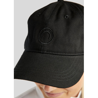 MoBea Baumwollkappe mit Ton-in-Ton Logo-Stickerei Blush Montar