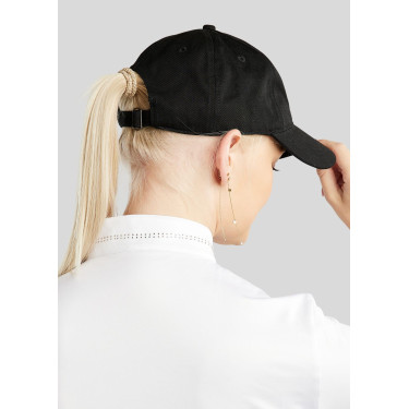 MoBea Baumwollkappe mit Ton-in-Ton Logo-Stickerei Blush Montar