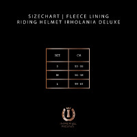 Fleece-Innenfutter für Reithelm Imperial Riding Olania Deluxe