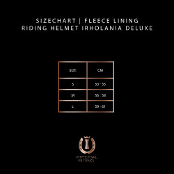 Fleece-Innenfutter für Reithelm Imperial Riding Olania Deluxe Fleece-Innenfutter für Reithelm Imperial Riding Olania Deluxe