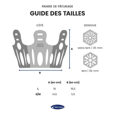 Weidemaske fürs Pferd 35 mm Lami-Cell – Equitation