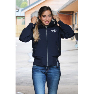 Reitjacke Pénélope Step mit Fleece & Kapuze