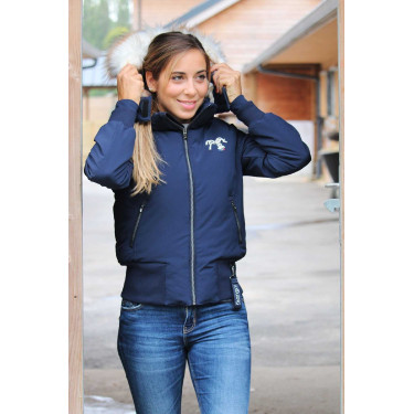 Reitjacke Pénélope Step mit Fleece & Kapuze