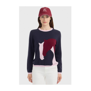 Kaschmir-Reitpullover Damen – Harcour Haras | Equi-Clic Kaschmir-Reitpullover Damen – Harcour Haras | Equi-Clic