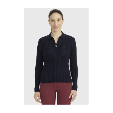 Damen Reit-Poloshirt langarm Celeste von Harcour Damen Reit-Poloshirt langarm Celeste von Harcour