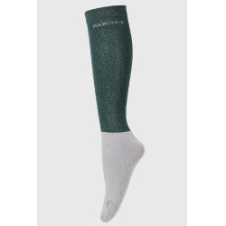 Reitsocken mit Glitzer X2 Harcour – 2er-Pack