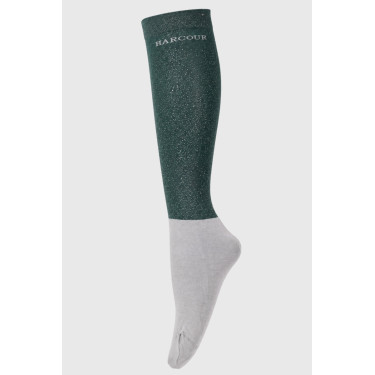 Reitsocken mit Glitzer X2 Harcour – 2er-Pack