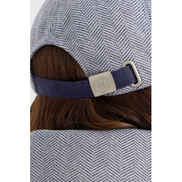 Harcour Come Reitkappe – elegantes Fischgrät-Design