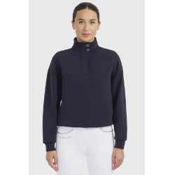Harcour Cassandre 1/2 Zip Reit-Sweatshirt Damen Harcour Cassandre 1/2 Zip Reit-Sweatshirt Damen