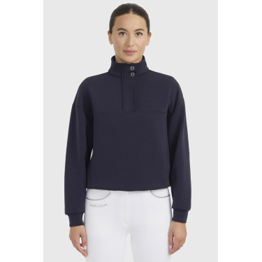 Harcour Cassandre 1/2 Zip Reit-Sweatshirt Damen Harcour Cassandre 1/2 Zip Reit-Sweatshirt Damen