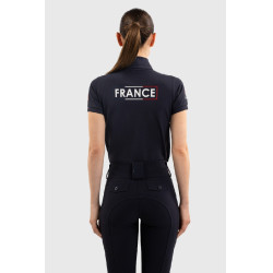 Damen Reit-Poloshirt Harcour Fuega – Kollektion France