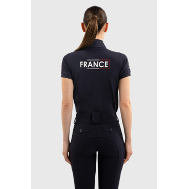 Damen Reit-Poloshirt Harcour Fuega – Kollektion France
