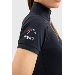 Damen Reit-Poloshirt Harcour Fuega – Kollektion France