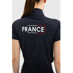 Damen Reit-Poloshirt Harcour Fuega – Kollektion France