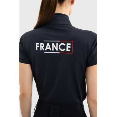 Damen Reit-Poloshirt Harcour Fuega – Kollektion France