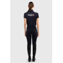 Damen Reit-Poloshirt Harcour Fuega – Kollektion France
