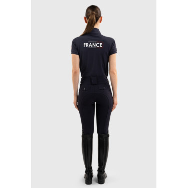 Damen Reit-Poloshirt Harcour Fuega – Kollektion France