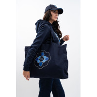 Tote-Bag Harcour x Versailles Leonor Marine Marineblau
