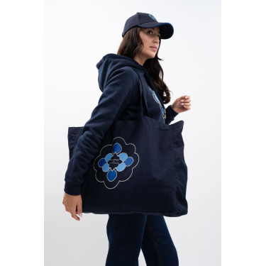 Tote-Bag Harcour x Versailles Leonor Marine Marineblau