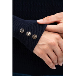 Damen Reitpullover V-Ausschnitt Harcour x Versailles