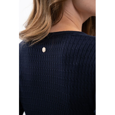 Damen Reitpullover V-Ausschnitt Harcour x Versailles