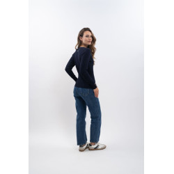 Damen Reitpullover V-Ausschnitt Harcour x Versailles