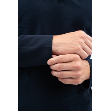 Herren Reit-Poloshirt langarm Harcour Malik