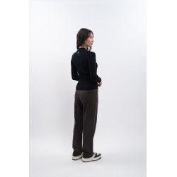 Reit-Poloshirt Damen langarm Harcour Aurore