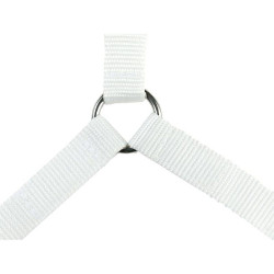 AMERIKANISCHER NYLON-RIEMEN Weiß Weiß