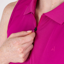 Reit-Poloshirt ohne Ärmel Aubrion React – Damen