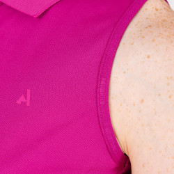 Reit-Poloshirt ohne Ärmel Aubrion React – Damen