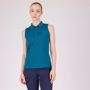 Reit-Poloshirt ohne Ärmel Aubrion React – Damen Reit-Poloshirt ohne Ärmel Aubrion React – Damen